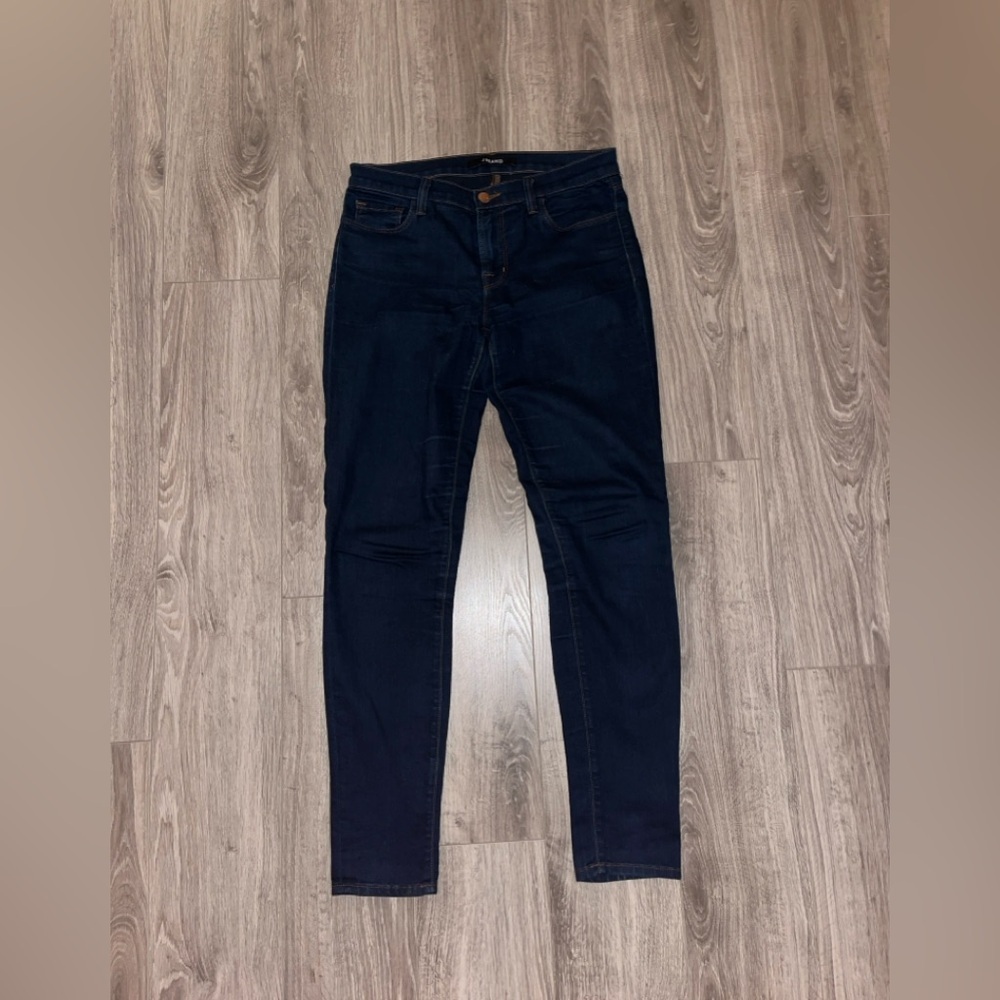 J Brand premium denim dark wash skinny jeans